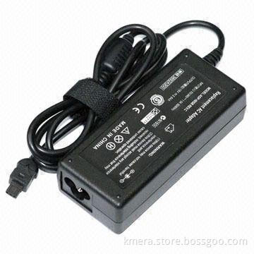 3-pin AC Adapter with Output Voltage of 19V 2.64A, Suitable for Dell Notebook Computers